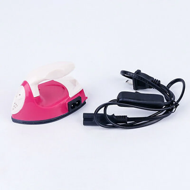 

Portable Mini Electric Iron Crafting Clothes Ironing Tool For Home Travel US