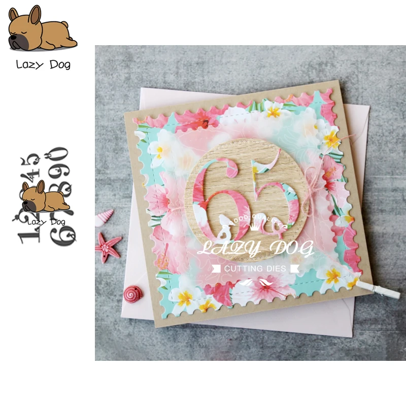 

Number Series Metal Cutting Dies Scrapbooking Stencil DIY Decorative Craft Embossing Die Cuts Card Making New Dies For 2019