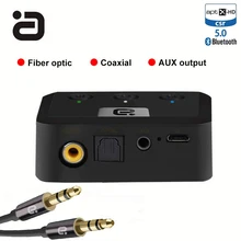 Мини Bluetooth 5,0 Aptx HD низкая задержка RCA Aux 3,5 мм Цифровой коаксиальный SPDIF оптический беспроводной аудиоресивер динамик музыкальный адаптер