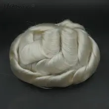 Hstonir протез волос Серебряный парик человеческие индийские волосы remy шиньоны Maquiagem основа Мужские Силиконовые парик H079