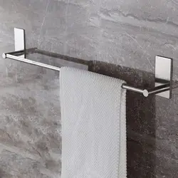Фиксированный ПОЛОТЕНЦЕДЕРЖАТЕЛЬ для ванной комнаты из нержавеющей стали, вешалка для полотенец, настенная вешалка для полотенец, один