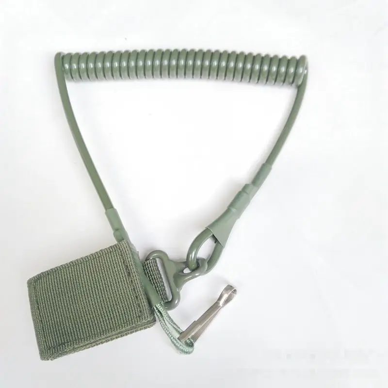 Molle страйкбол катушка Слинг Военный Рюкзак охотничий пистолет инструмент эластичный пояс весна веревка ремень сумка пистолет стрельба