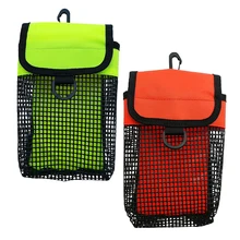 2-счетный Сверхлегкий компактный сетки Шестерни сумка& клип Дайвинг катушка для дайвинга и SMB оборудование