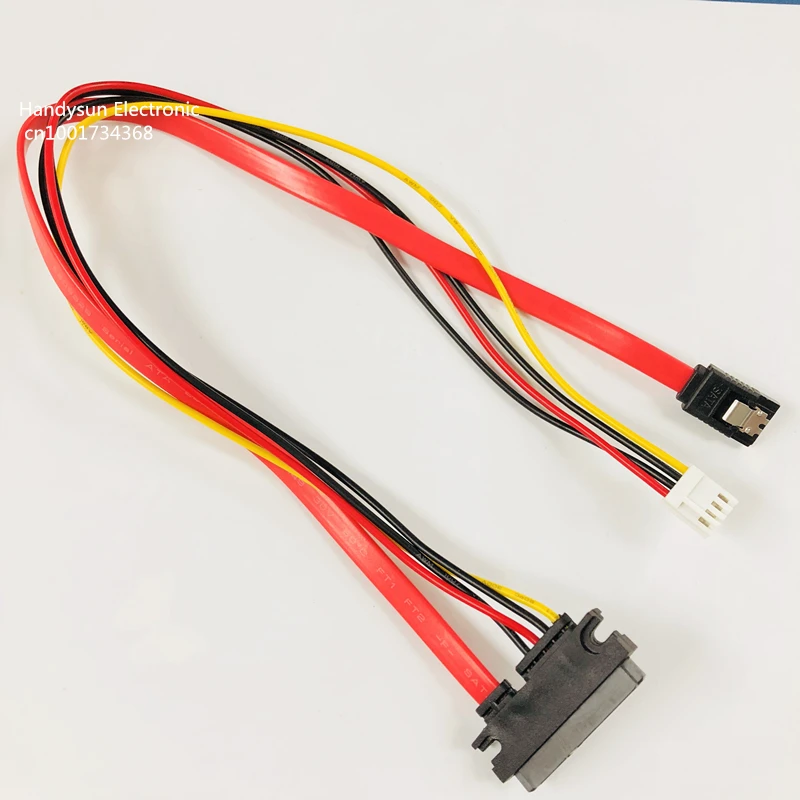 1pcs Sata 7+15pin Floppy Drive To Small 4pin 2.54mm+sata Hdd With