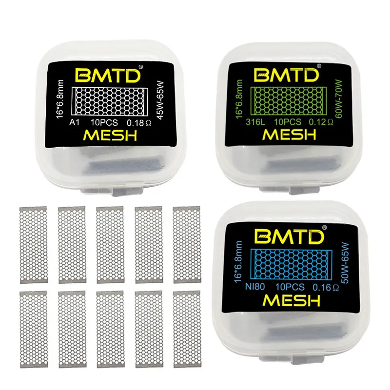 Предварительно Встроенные катушки Meshwork KA1 SS316 NI80 сетчатая проволочная катушка