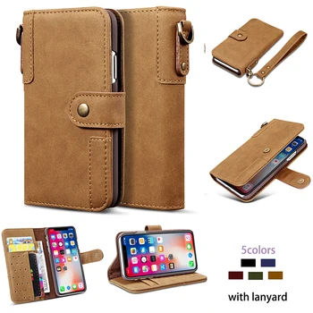 

Flip Leather Case For Samsung Galaxy S20 S20 Plus A51 A71 Magnet Wallet Card Slots Case For Samsung S20 Ultra With Strap