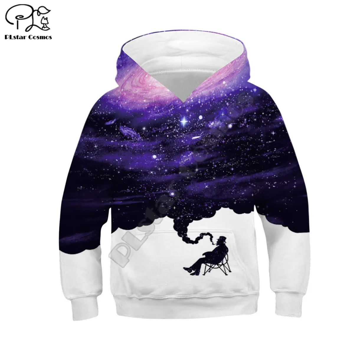 

Kids Galaxy pattern Cloth Anime Children's wear 3d hoodies/boy sweatshirt Cartoon Hot Movie pant style-4
