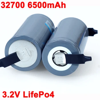 

1PCS 32700 LiFePO4 3.2V 6500mah 33A 55A welded strip Nickel Sheets For screwdriver battery Electric Bike powered