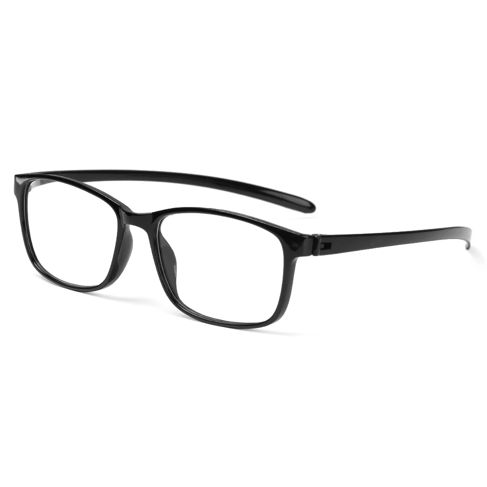 without case black Klassnum Унисекс Складные очки для чтения очки с Чехол+ 1,0+ 1,5+ 2,0+ 2,5+ 3,0+ 3,5+ 4,0+ Лупа женские и мужские очки - Цвет оправы: without case black