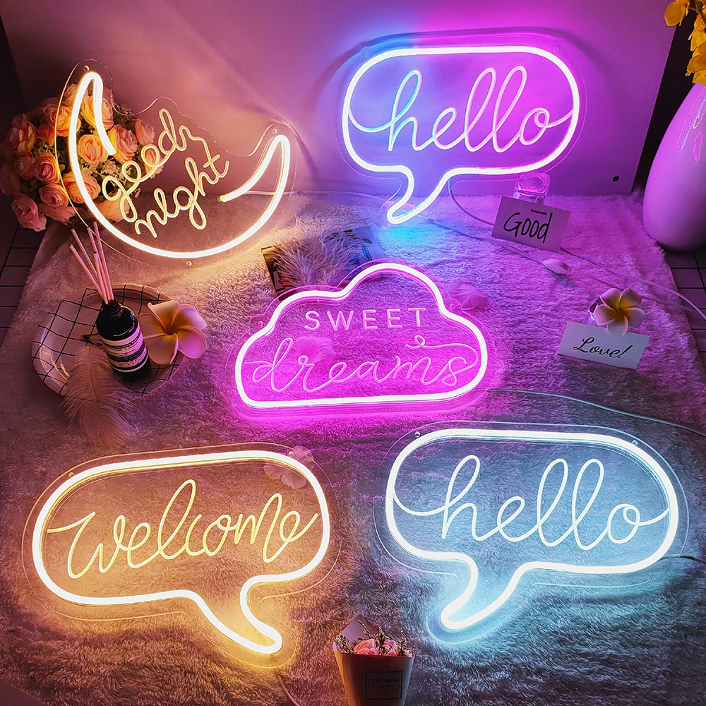 Details about   LED Neon Sign Light Home Decoration Lamp Xmas Party Outdoor Decor Lighting 