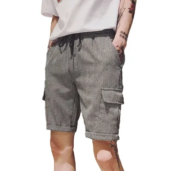 

Short Hombre Casual Bermudas Masculino Short Pants Men Ropa Hombre Swallow Gird Check Short For Men Plaid Check Short For Men