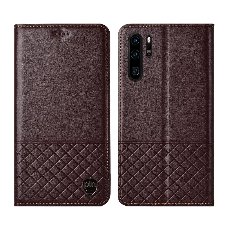Натуральная кожа чехол для телефона держатель для карт чехол для huawei P30 Pro Чехол для huawei P30/huawei P30 Lite телефон сумка Магнитный держатель