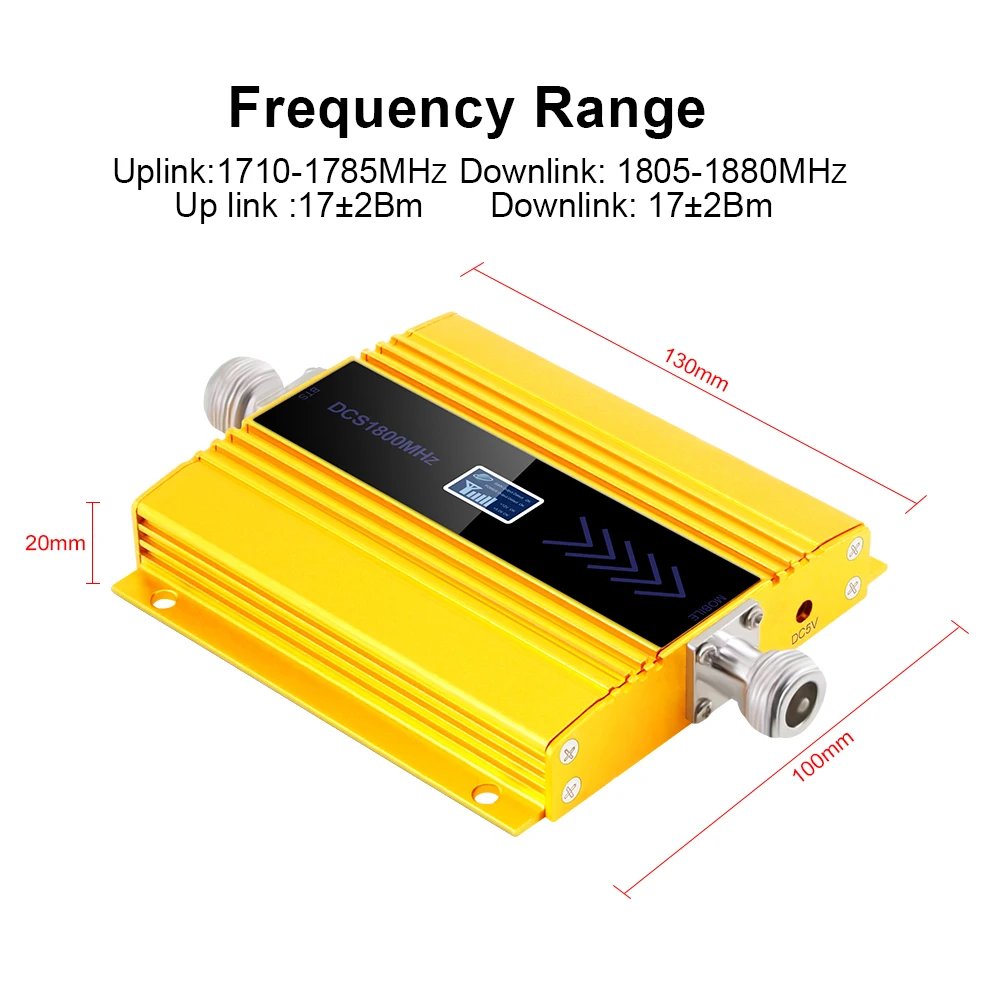 ЖК-дисплей GSM повторитель 1800 МГц 4G Усилитель сотового сигнала Усилитель DCS 1800 усилитель сигнала мобильного телефона+ антенна Yagi