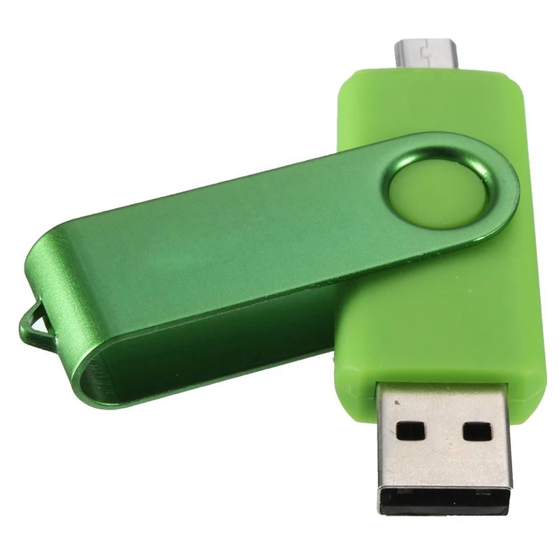 2 шт USB мини-карта памяти 16 ГБ USB 2,0 флэш-накопитель OTG для удобного ПК, розовый красный и зеленый