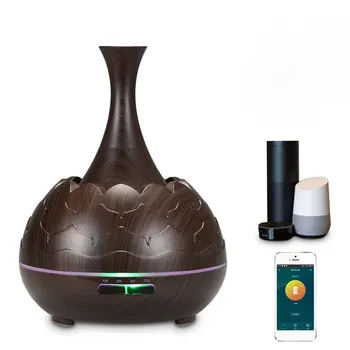 

Large-capacity Humidifier Smart WIFI Wood Grain Aromatherapy Humidifier Suitable For Hotel Home Showroom