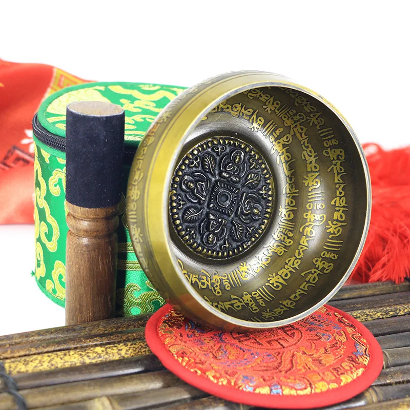 Belief Поющая чаша набор внимательность мантра Йога с молотком подарок орнамент дома тибетское Исцеление чакры медитация непальский