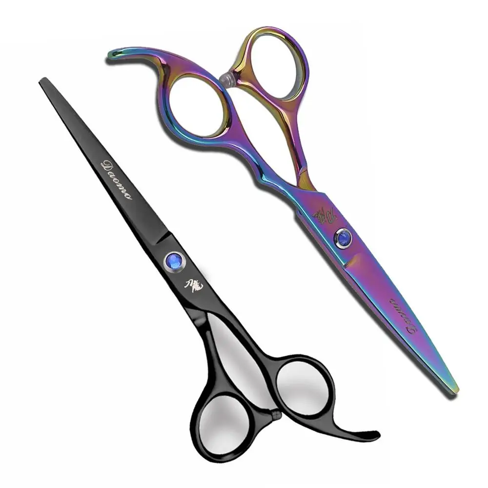 

Professional 6 Inch Hair Scissors Straight Edge Razor Sharp Scissor Barber Hairdressing Japan 440c Salon Hair Thinning