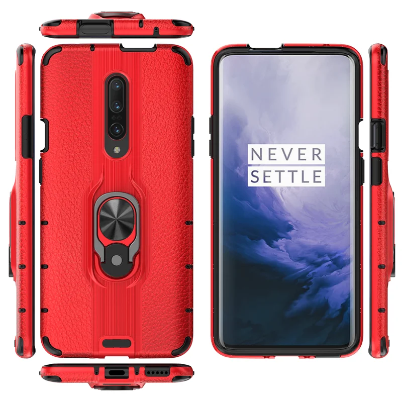 Чехол для Oneplus 7 Pro, чехол, кольцо Броня, Магнитный чехол, ударопрочный, мягкие чехлы для телефона для Oneplus7 Pro 1+ 7 чехлов, роскошные