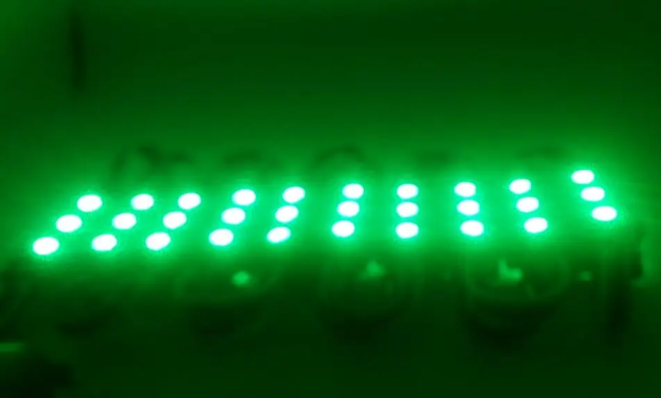 5050 RGB 3 светодиода белый корпус инъекции привели модуль, Epistar, 12 В, 0.75 Вт, rgb led модуль 2 года гарантии, светодиодные вывески