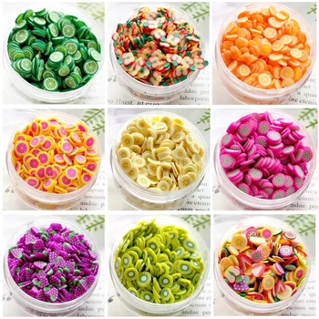 

200Pcs Fimo Polymer Clay Charms Putty Cloud Slime Supplies Playdough Beads DIY Nail Mobile Beauty Powder in Slime Kit Sprinkles