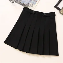 Модная брендовая Женская Корейская плиссированная мини-юбка в консервативном стиле, новая летняя черная трапециевидная юбка, женская одежда, тренд темперамент