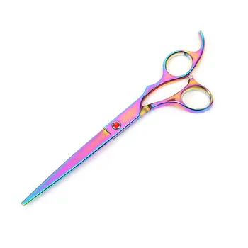 

6.0 Color Scissors Professional Pet Scissors Household Pet Scissors Set Hairdressing Scissors Shears