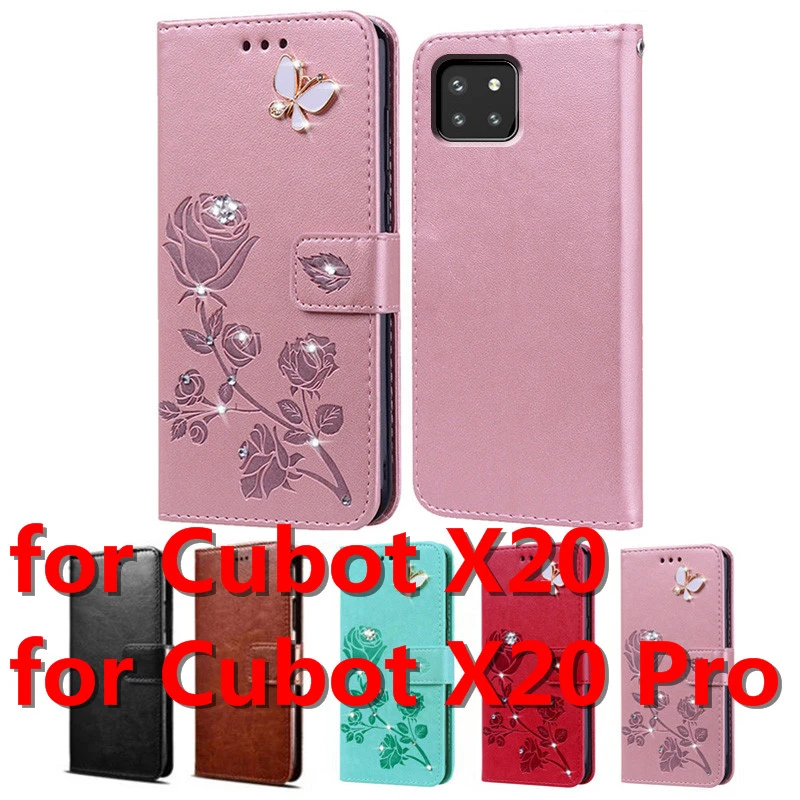 coque X20 Pro Case,Leather Flip Wallet with Card Slot for Cubot X20 Pro-Black