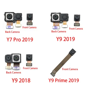 

10Pcs/Lot，ront Camera Flex With Back Rear Camera Module Flex Cable For Huawei Y6 Prime Y7 Pro Y9 2018 2019