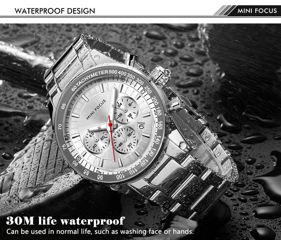 MINI FOCUS Quarzuhr für Herren, wasserdicht_voghion.com