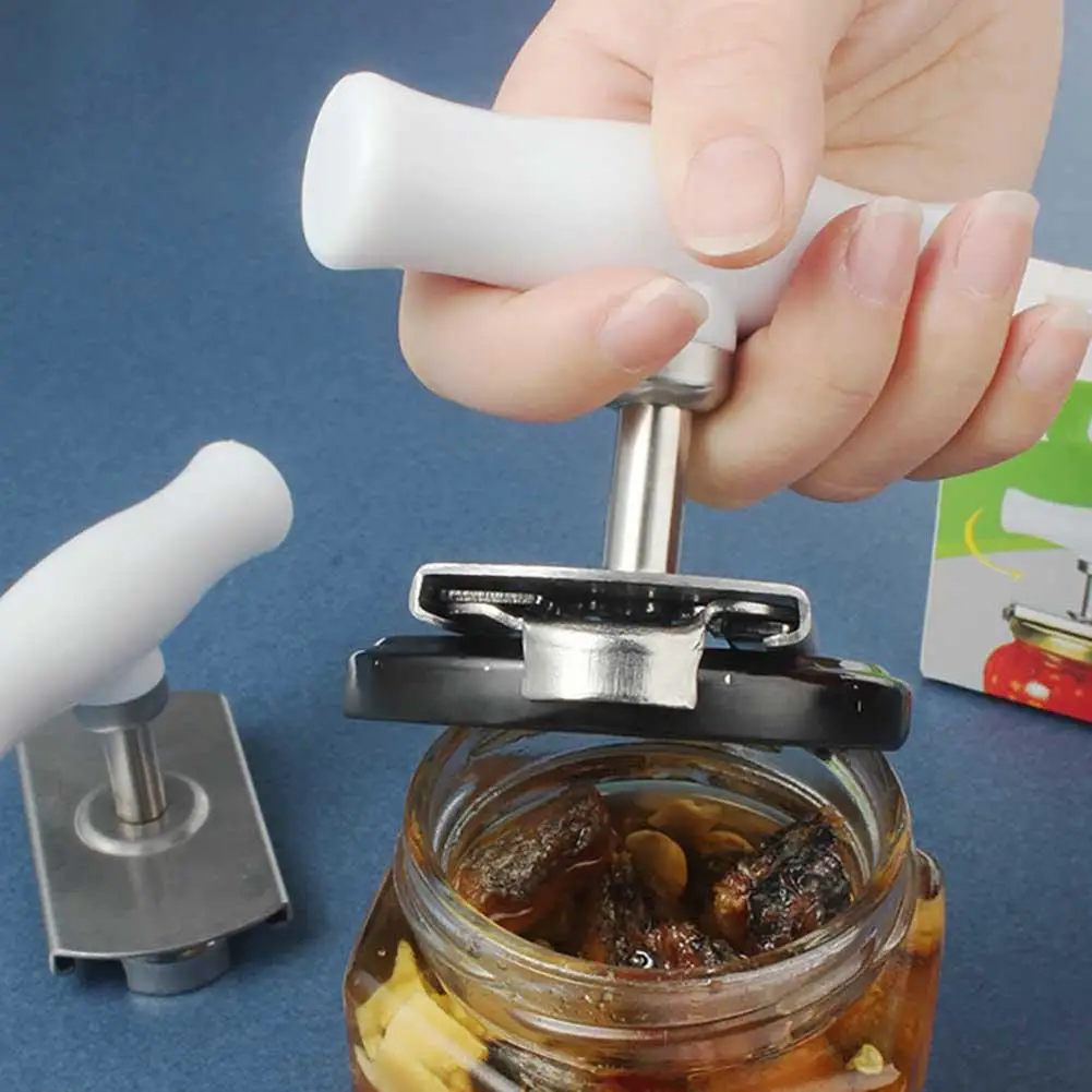 Manual Stainless Steel Easy Can Jar Opener Adjustable 1-4 Inches
