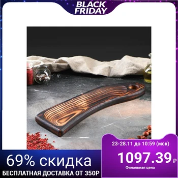 

Fish serving board "Black Druid", 45x15 cm, solid oak