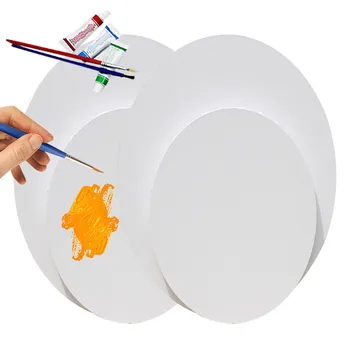 

DIY Paint By Number Package Oval Cotton Oil Painting Canvas Mini And Stretched Canvas Home Decors#6