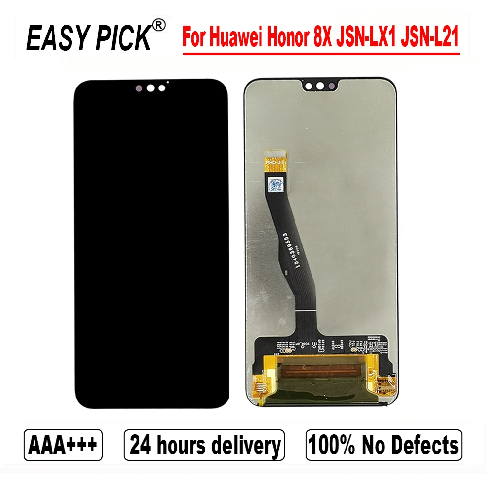Дисплей для Huawei Honor 8X JSN-LX1 JSN-L21 LX2 L22 JSN-AL00 ЖК-дисплей сенсорный экран дигитайзер в