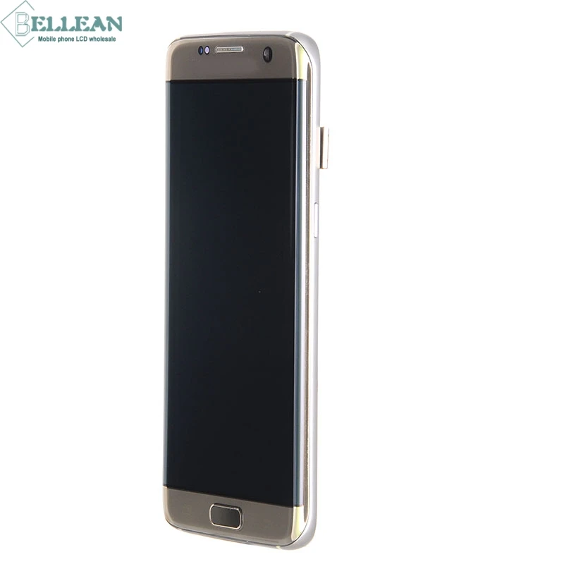 Dinamico G935 ЖК-дисплей для samsung Galaxy S7 Edge ЖК-экран сенсорный дигитайзер сборка G935F дисплей с рамкой