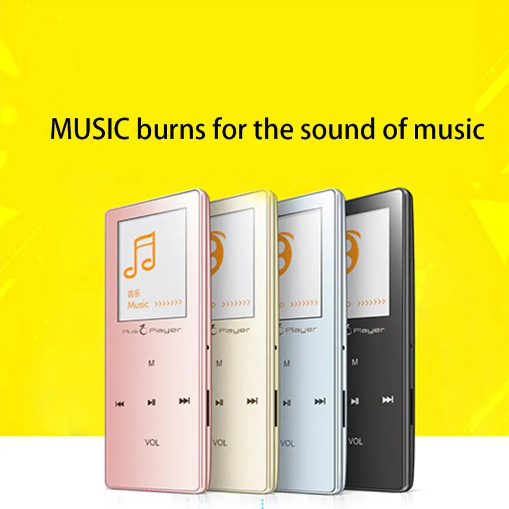 MP4 плеер с Bluetooth сенсорным экраном MP3-плеер Bulit-in 8 ГБ и динамик HIFI Lossess портативный тонкий MP3-плеер с наушниками