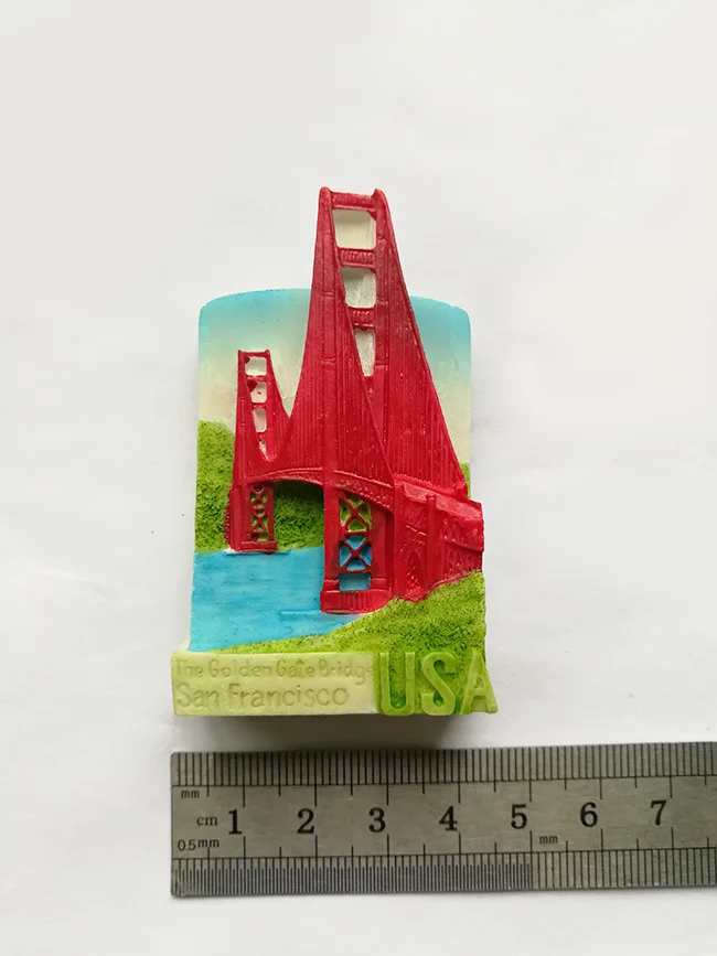USA Touristen 4 Große Kühlschrank-magnet San Francisco 