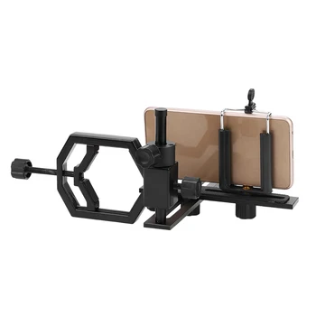 

SOONHUA Cell Phone Holder Camera Mobile Phone Mount Holders Adapter Bracket With Fixed Base And Phone Clips