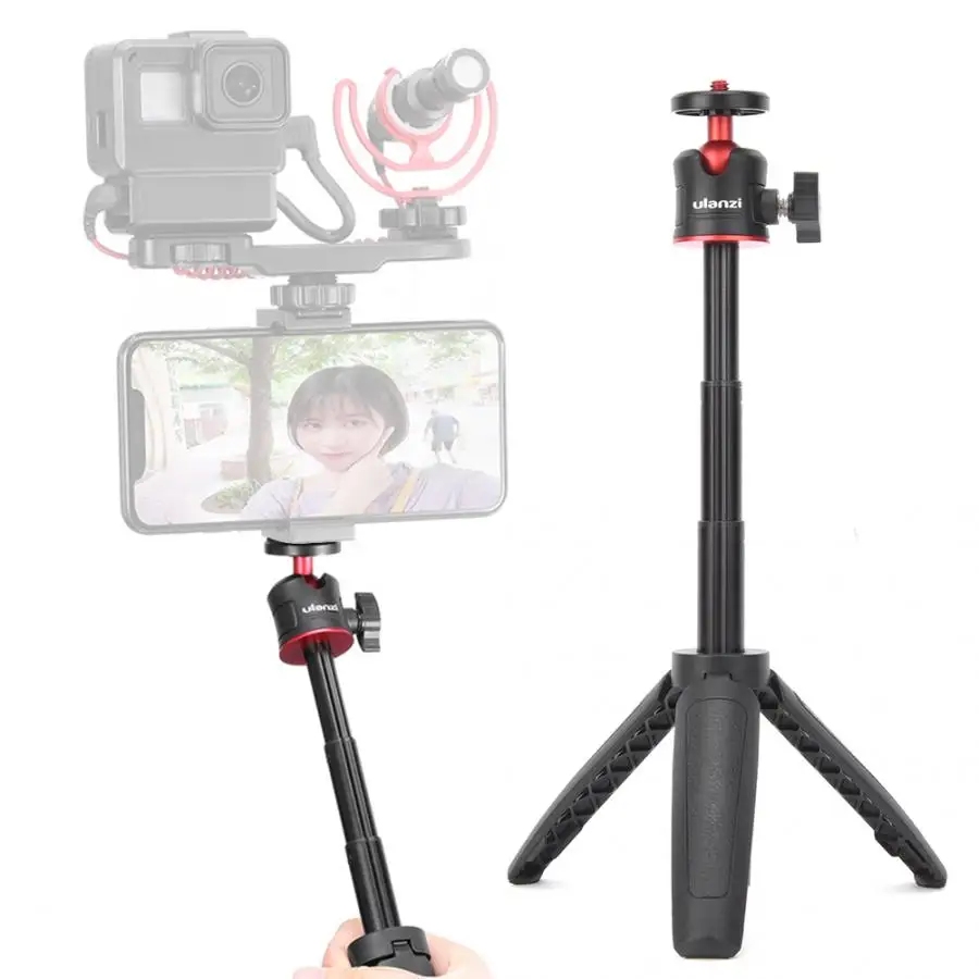 ULANZI Mini phone tripod MT-08 Desktop Tripod Extension Selfie Stick Handle Live Bracket for Phone Mirrorless Camera tripode | Электроника