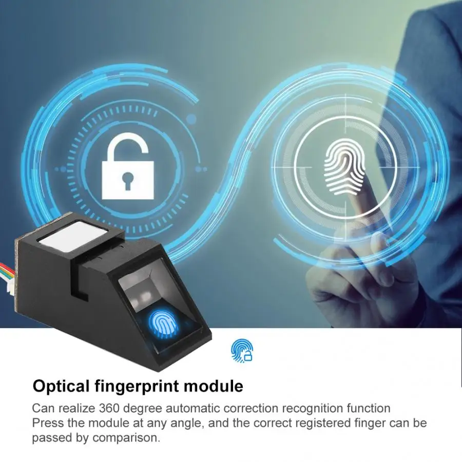 USB-сканер A33 с оптическим Биометрическим модулем для считывания отпечатков