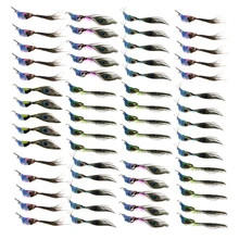 60 шт. искусственный Павлин перо пена птицы статуя дисплей садовый орнамент