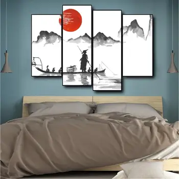 

Chinese Style Landscape Painting Canvas Painting Art Wall Pictures Posters Prints for Living Room Home Decor No Framed