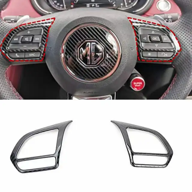 For Mg Trophy Hs Zs Gs Mg3 Mg5 Mg6 Car Steering Wheel Button Sticker  Stainless Steel Headlight Switch Emblem Interior Decoration - Interior  Mouldings - AliExpress