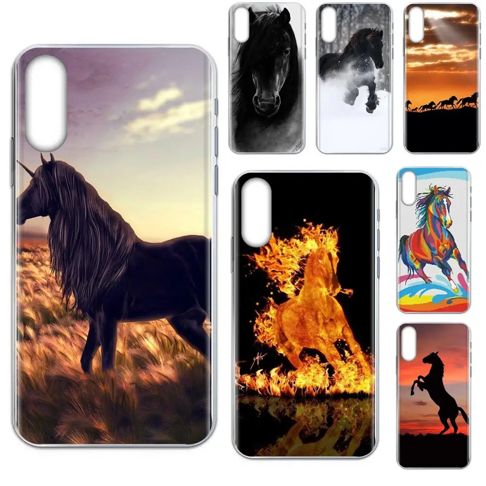 Colorful Fire Running Horse Soft Cell Phone Cases For Galaxy J1 J2 J3 J330 J4 J5 J6 J7 J730 J8 2015 2016 2017 2018 mini Pro | Мобильные