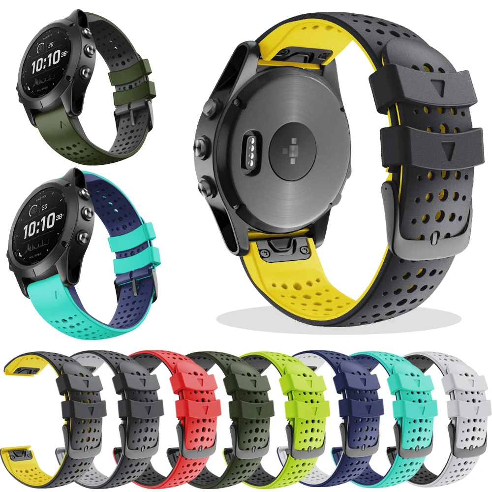 Ремешок силиконовый для Garmin Fenix 935 945 Easyfit 22 мм | Электроника