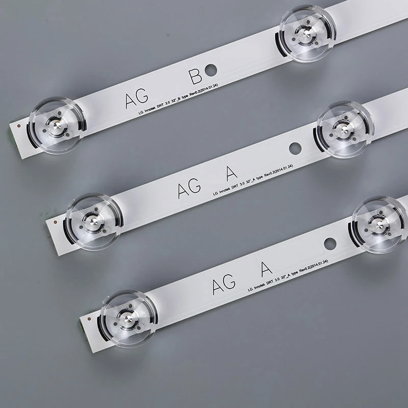 2 Set Led Backlight Strip: 1 Set Led Backlight Strip 6 Lamp For Lg 32 Inch Tv Innotek & 1 Set Led Backlight Strip 8 Lamp