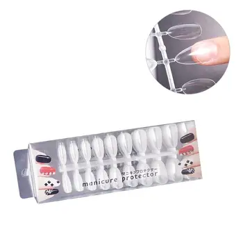 

500pcs White Clear French False Acrylic Nail Tips Full/Half Cover Tips Coffin Fake Nails UV Gel Manicure Fake Nail Tips