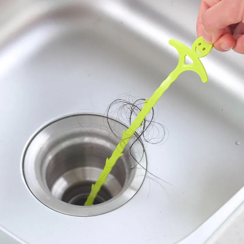 1 шт. очистки Прекрасный pet крючок для раковины Ванная комната сток в полу