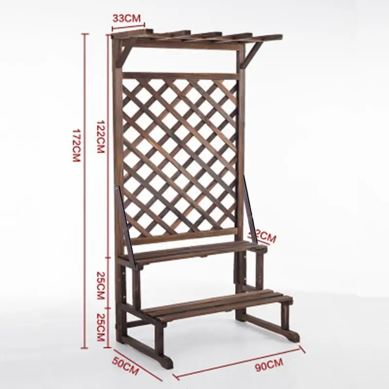 Version M For Plantenstandaard Mueble Para Plantas Terraza Balkon Indoor Pot Stand Dekoration Rack Stojak Na Kwiaty Flower Plant Shelf - Цвет: Version M
