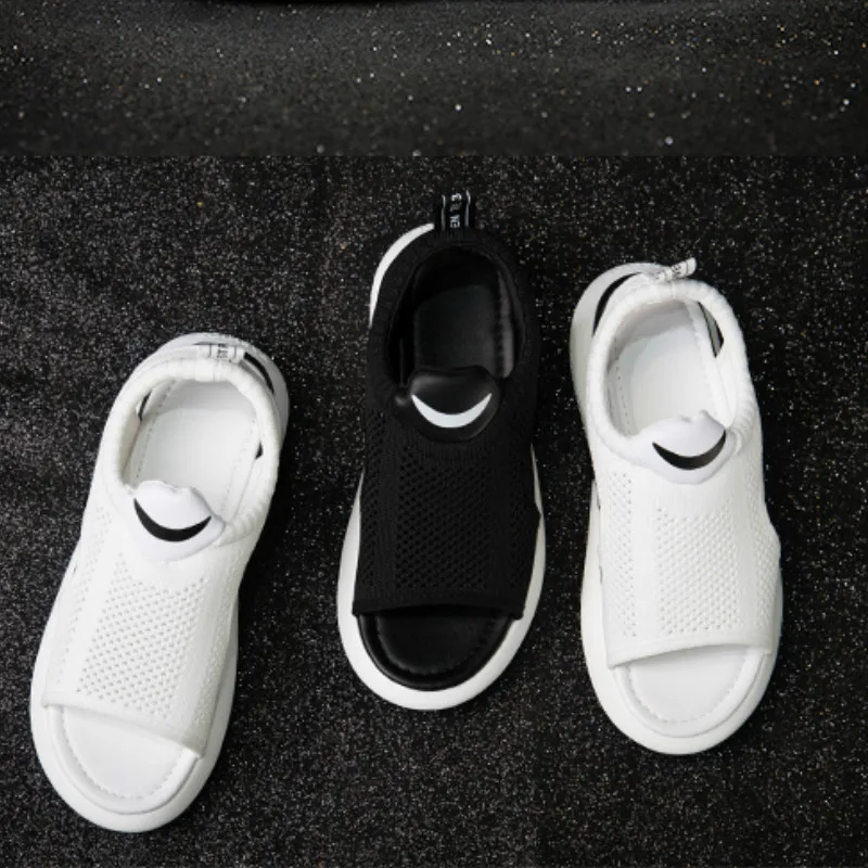 

QWEDF 2019 NEW Summer Casual Shoes Women Sandals 2019 Lightweight Ladies Sandals Slip On Open Toe Women Flat Sandals S1-12