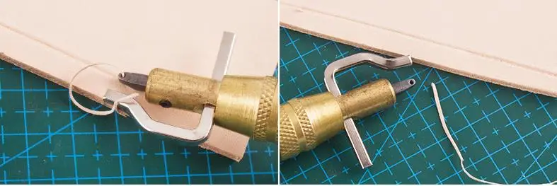 DIY кожа ручной работы искусство растительного дубления кожа Резьба Отделка scriber алюминиевая ручка многофункциональный копания